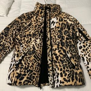 Express Leopard Coat